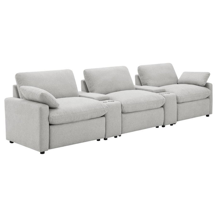 Collins - 5-Piece Power Reclining Home Theater Seating