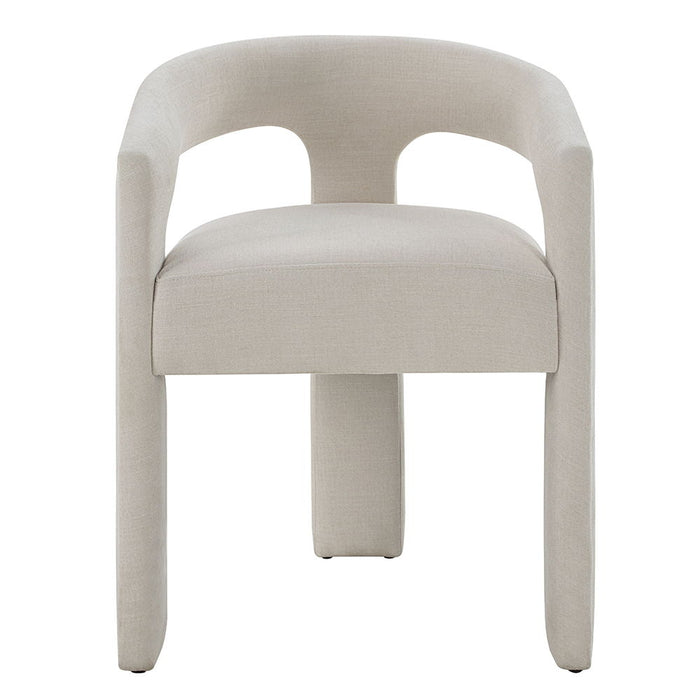 Gamarya - Side Chair Set of 2) - White Chenille