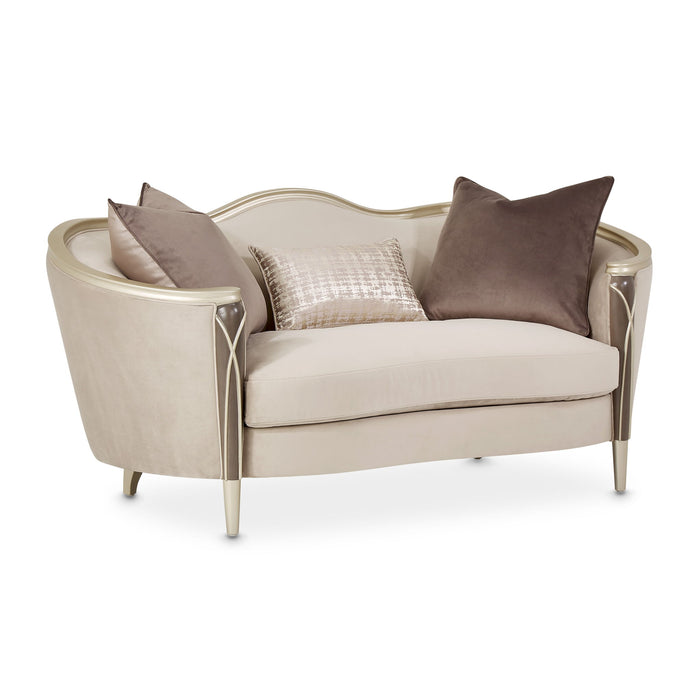 Villa Cherie - Loveseat - Porcini / Hazelnut