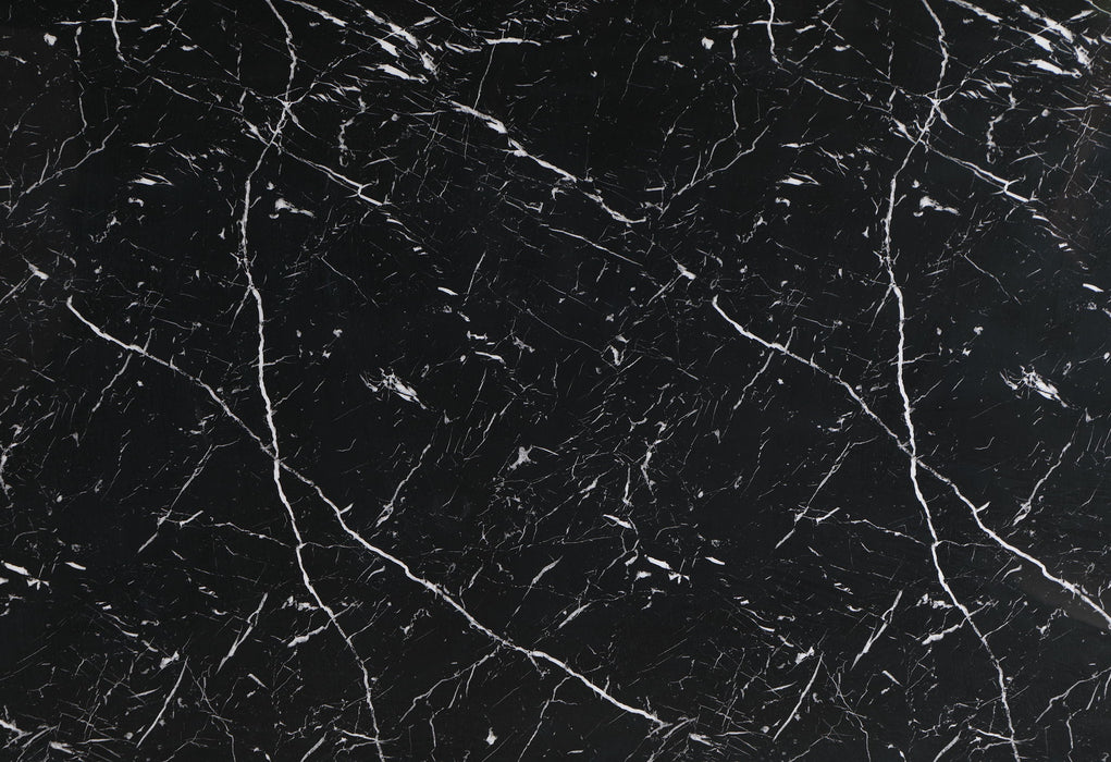 D03 - 7 Piece Dining Room Set (Dining Table And 6 Dining Chairs) - Black