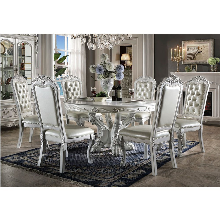 Dresden - Round Dining Table - Bone White
