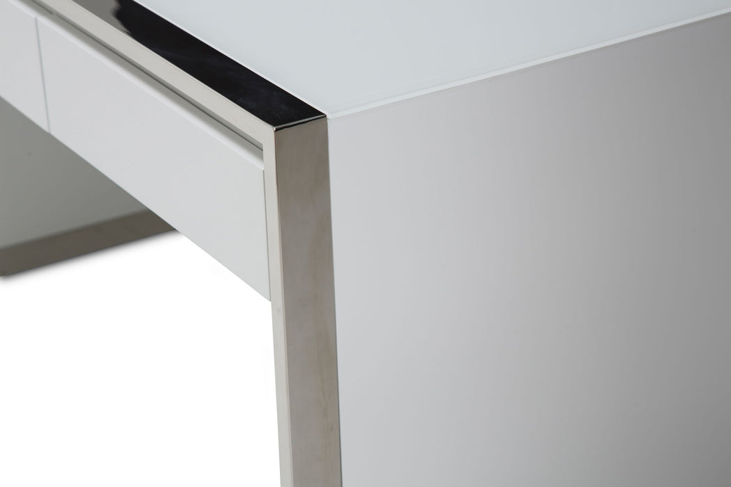 State St. - Writing Desk - Glossy White