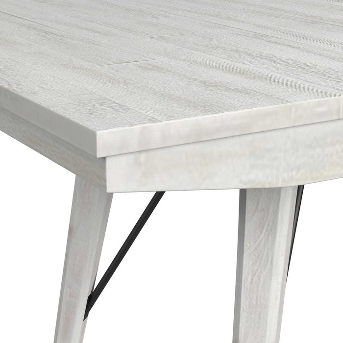Rogen Rustic - Dining Table With 18" Leaf - Rustic White