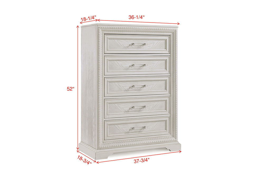 Alexandria - Accent Chest - White