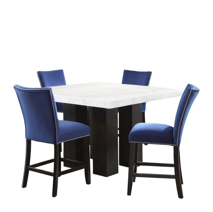 Camila - Square Counter Dining Set - White Top