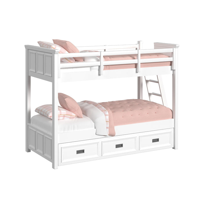 Hampton Kids - Bunk With Ladder And Trundle