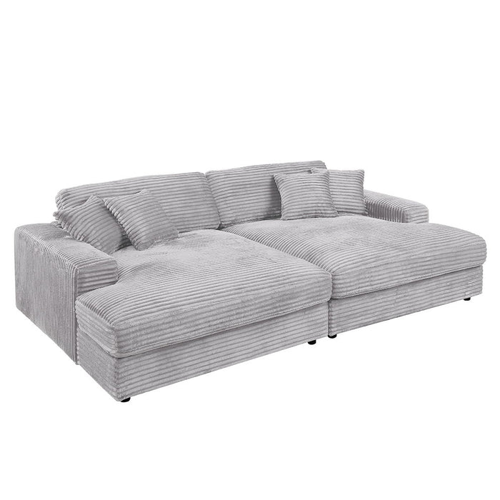 Hilde - Sectional Sofa With 4 Pillows
