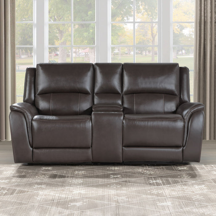 Alexandria - Power Reclining Console Loveseat