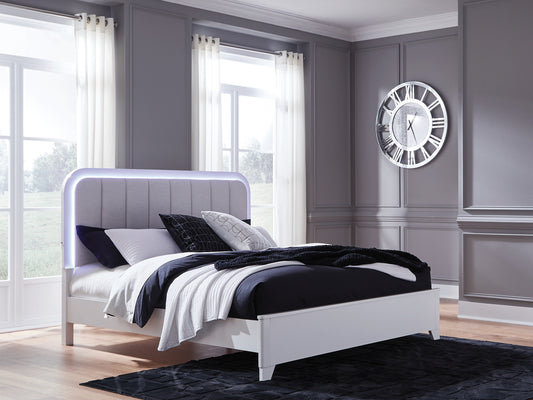 Jarlee  Upholstered Panel Bed