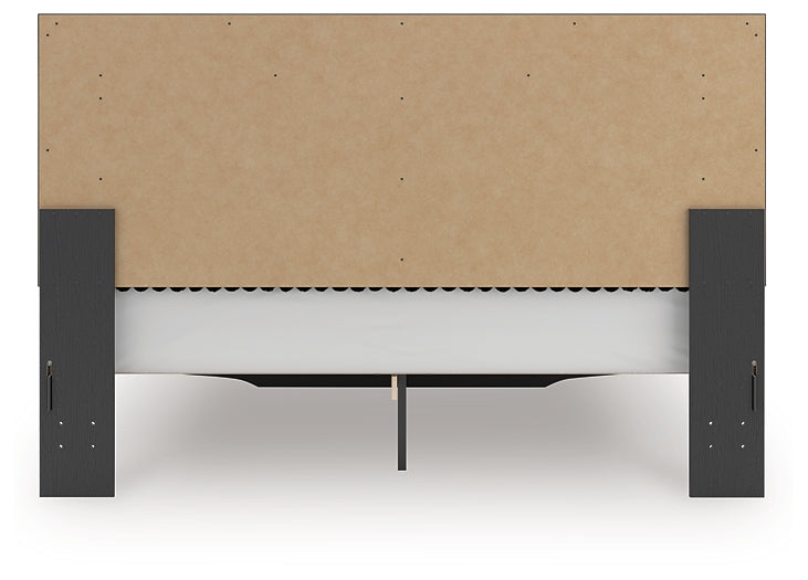 Zuraleus King Upholstered Panel Storage Bed