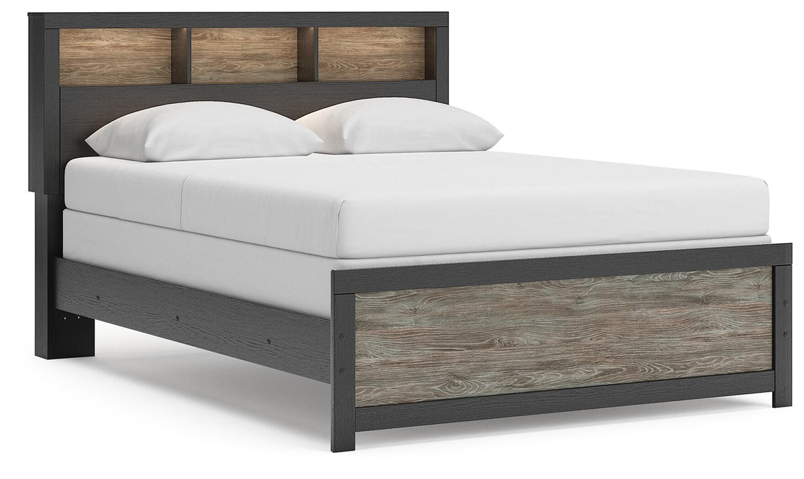 Broachmyn Queen Bookcase Panel Bed
