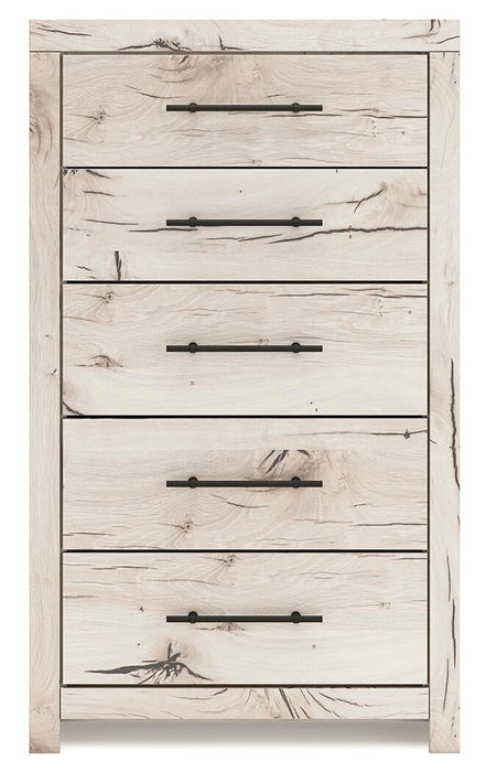 Lawroy Full Panel Headboard, Dresser, Mirror, Chest and Nightstand