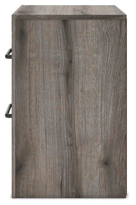 Graystorm Full Panel Bed, Dresser, Mirror and Nightstand