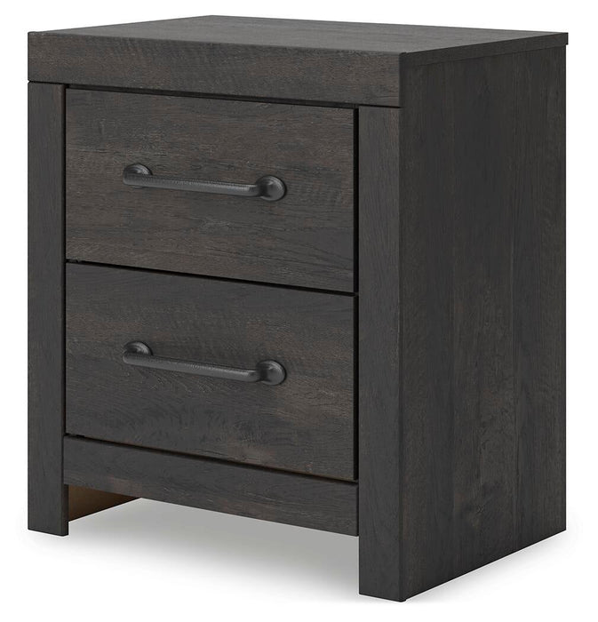 Hollivern Queen Panel Bed, Dresser, Mirror, Chest and Nightstand