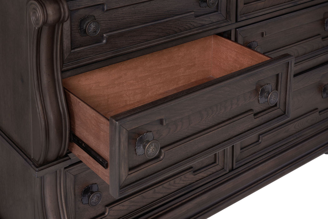 B00284 - Wood Dresser - Brown