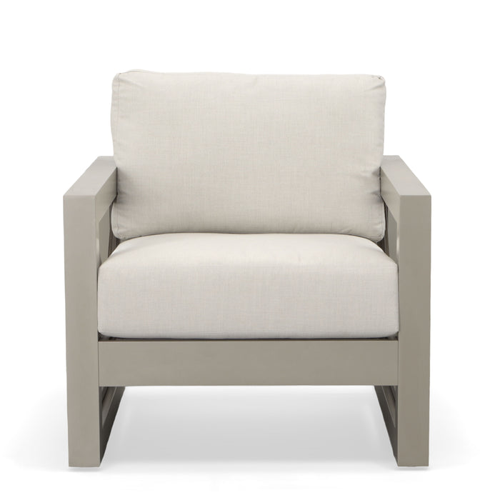 Dalilah - Patio Arm Chair - Gray