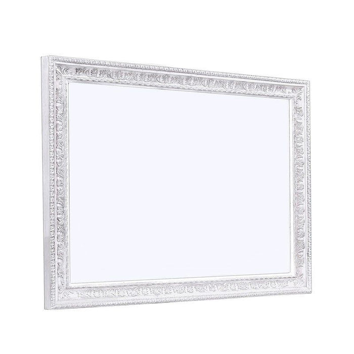 B00912 - Frame Mirror - Frosted White