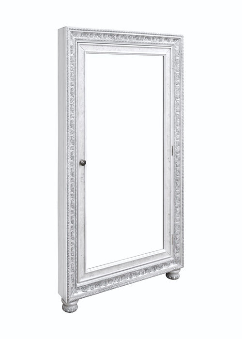 B00912 - Floor Mirror - Frosted White