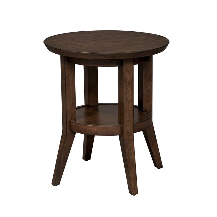 Ventura Blvd - 3 Piece Table Set (1 Cocktail Table 2 Round End Tables) - Dark Brown