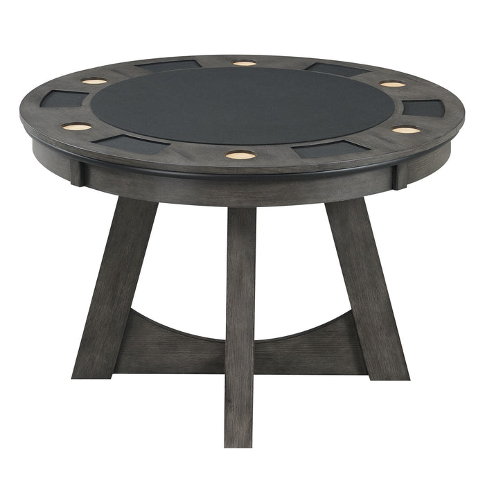 Prince - Round Game Table - Gray